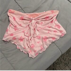 Floral Pink Women's CropTop